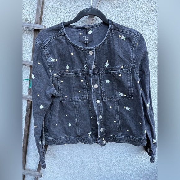 Rails Lido Jacket In Ash Black Floral - Picture 7 of 8